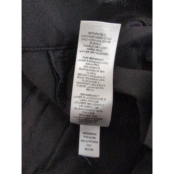 WHBM Trouser Pants Womens 4 Short Black Bootcut Stretch Pockets Career Capsule - Picture 5 of 10